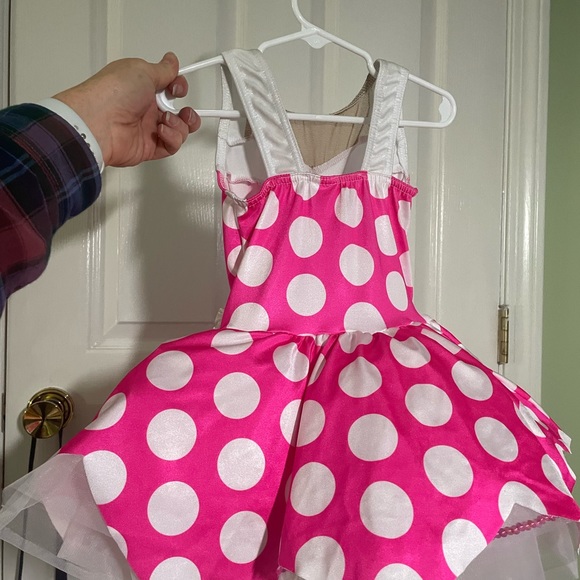 AWish come true SC Pink with white polka dot dance costume - Picture 3 of 4